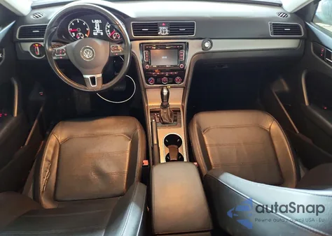 2014 Volkswagen Passat Se from USA, damaged, VIN 1VWBN7A30EC004645